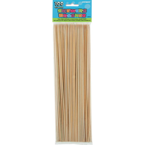 100 FREE SHIPPING US ONLY BAMBOO SKEWERS 12" 
